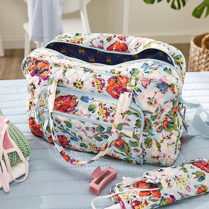 Vera Bradley womens Cotton Weekender Travel Bag