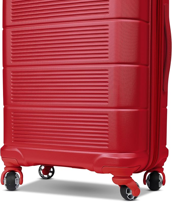 American Tourister Stratum 2.0 Hardside Expandable Luggage with Spinners | Red | 3PC (CO/MED/LG)