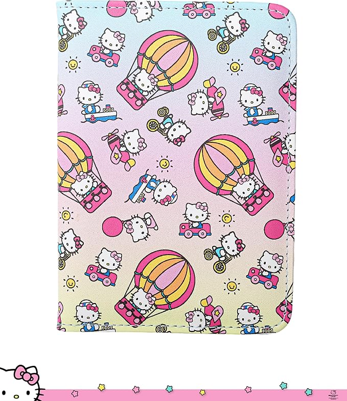 Hello Kitty Passport Holder for Travel Official License, Cute Passport Cover, Sanrio Gifts
