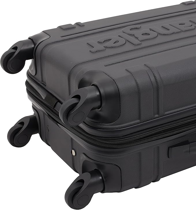 Wrangler 20" Astral Hardside Carry-On Luggage, Black