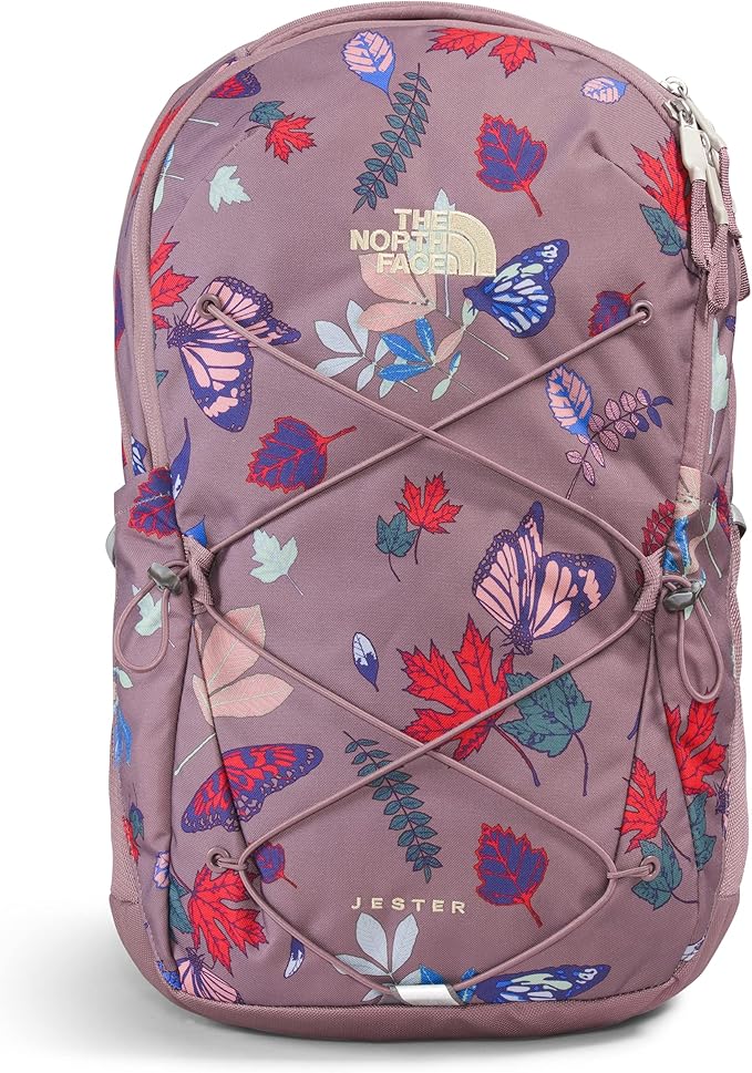 The North Face Women's Jester Everyday Laptop Backpack, Fawn Grey Fall Wanderer Print, One Size