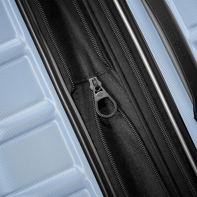 Samsonite Omni 2 Hardside 2 Piece Set - Includes Global Carry-On & Large Checked Suitcases - 360° Dual Spinner Wheels - Integrated TSA Lock & Expansion - Amazon Exclusive - Pale Blue