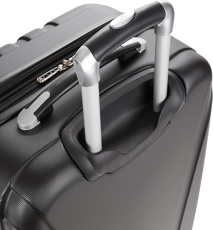 SwissGear 7585 Hardside Expandable Luggage with Spinner Wheels, Black, 2-Piece Set (19/27)