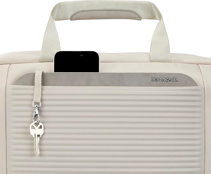 Samsonite Paralux Weekender Duffel Bag, Travel Carry-On Bag with Wide Opening, Drop-Bottom Shoe & Laundry Compartment, AirTag Holder, StackIt Strap - Business & Leisure Travel Bag