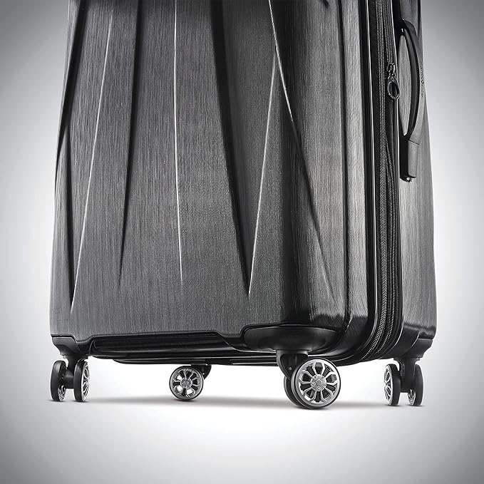 Samsonite Centric 2 Hardside Expandable Luggage with Spinner Wheels, Olive, 2-Piece Set (20/24)