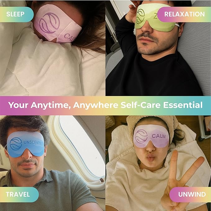 Body Restore Heated Eye Mask 30 Pack – Easter Basket Stuffers, Easter Birthday Gifts for Women & Men, Steam Warm Compress for Dry Eyes, Stye Eye Treatment – Variety
