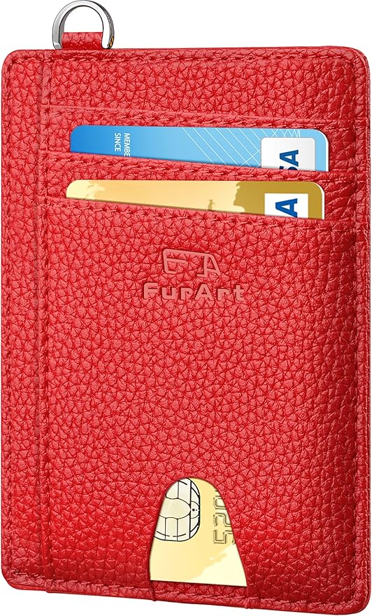 FurArt Slim Minimalist Wallet, Front Pocket Wallets, RFID Blocking, Credit Card Holder for Men