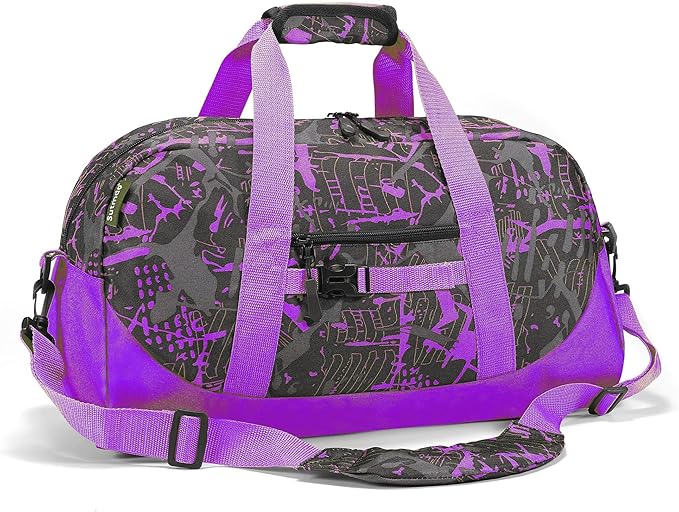 Stumdo Kids Overnighter Duffel Bags for kids, Carry-On Size & Ideal for School Practice or Overnight Travel Weekender Tote for Travel Gym Sport bag for Boys & Girls (11tyzi)