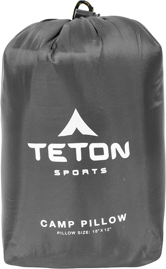 TETON Sports Camp Pillow; Great for Travel, Camping and Backpacking; Washable, Color