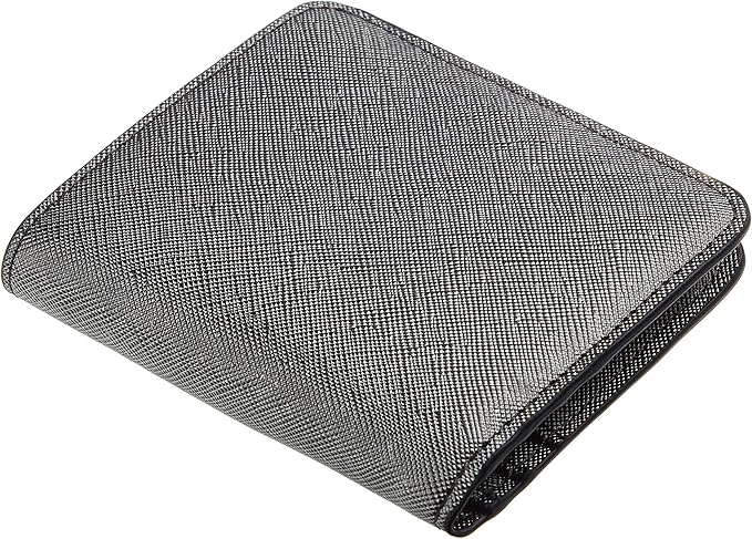 Toughergun Women’s Small Slim Leather Wallet with RFID Protection, Compact Bifold Mini Purse with Clear ID Window