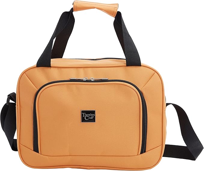 Travelers Club Midtown Hardside 4-Piece Luggage Travel Set, Butterscotch