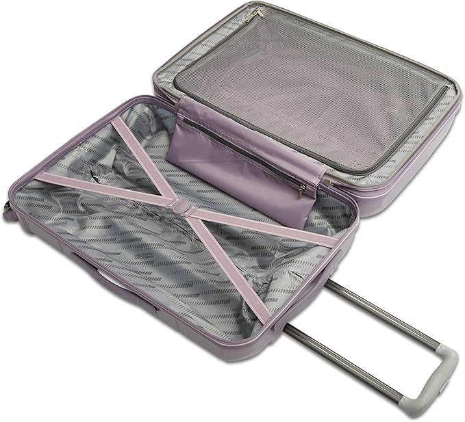 American Tourister Stratum 2.0 Expandable Hardside Luggage with Spinner Wheels, 28" SPINNER, Purple Haze