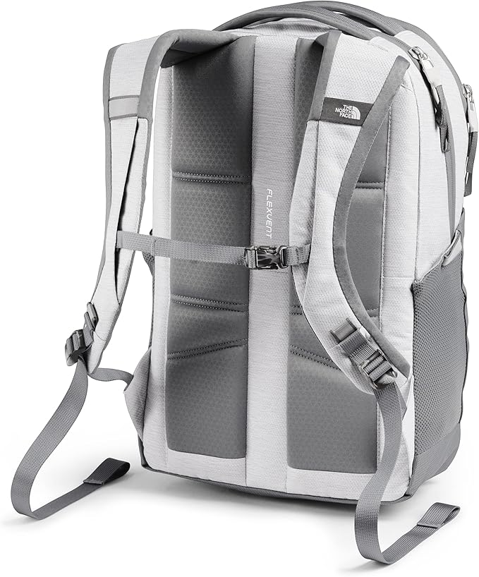 The North Face Women's Jester Commuter Laptop Backpack, TNF White Metallic Mélange/Mid Grey, One Size
