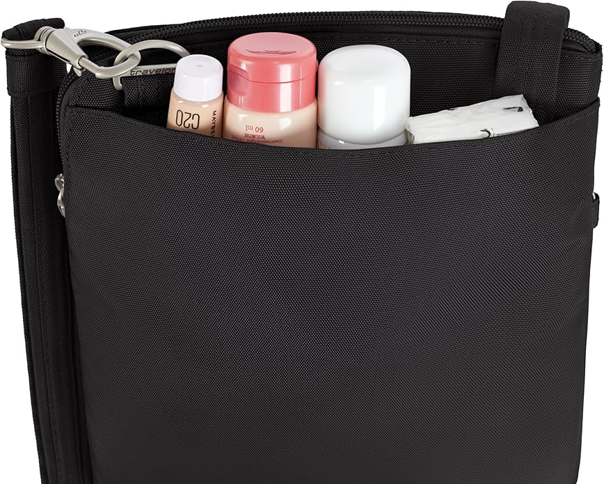 Travelon Anti-theft Classic Slim Double Zip Crossbody