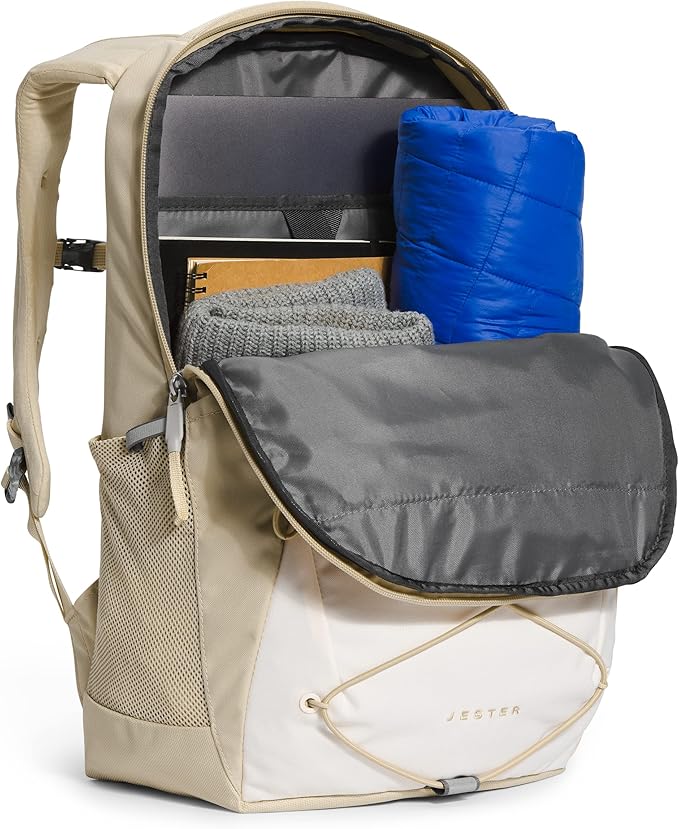 THE NORTH FACE Women's Every Day Jester Laptop Backpack, Gravel/Gardenia White, One Size
