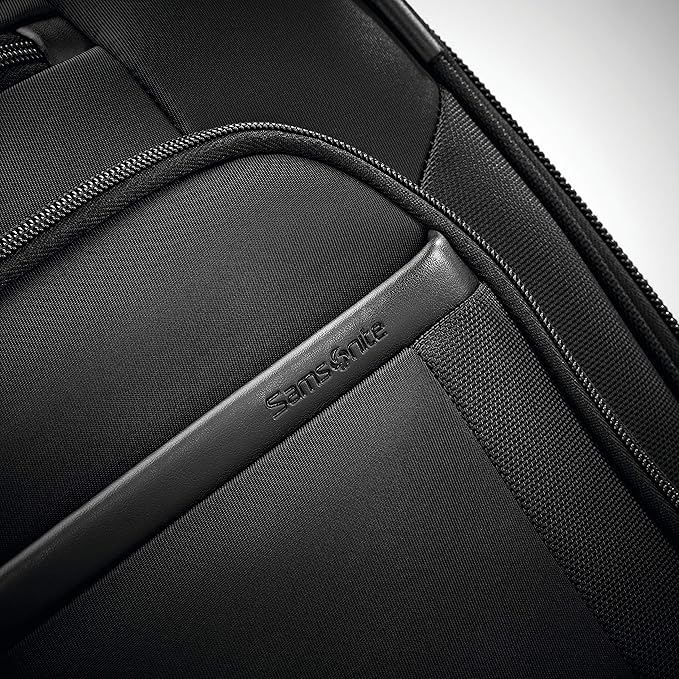 Samsonite Pro Travel Softside Expandable Luggage with Spinner Wheels, Black, Checked-Large 29-Inch