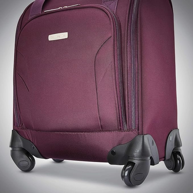 Samsonite Underseat Carry-On Spinner With USB Port, Purple, One Size