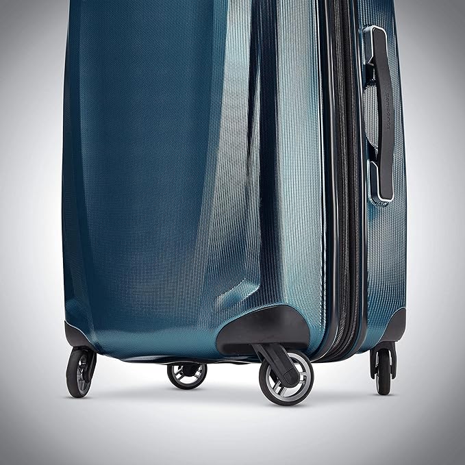 Samsonite Winfield 3 DLX Hardside Expandable Luggage with Spinners, Navy, Carry-On 20-Inch