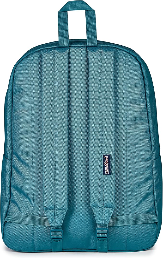 JanSport SuperBreak One Backpack - Durable, Lightweight Bag with 1 Main Compartment, Front Utility Pocket with Built-in Organizer, Premium Backpack, Emerald Pool