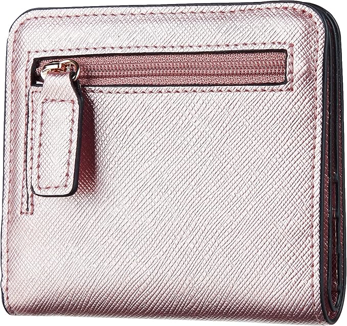 Toughergun Women’s Small Slim Leather Wallet with RFID Protection, Compact Bifold Mini Purse with Clear ID Window