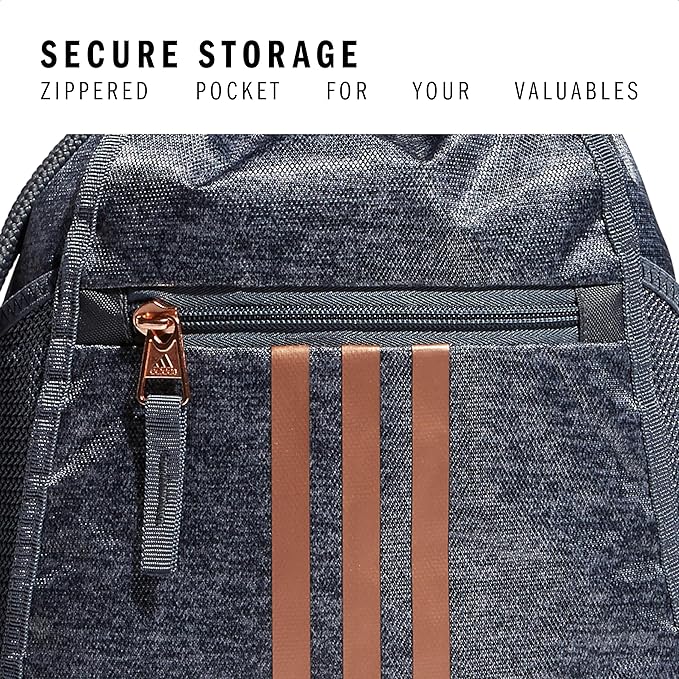 adidas Alliance Sackpack – Drawstring Backpack for Sports, Small Gym Bag