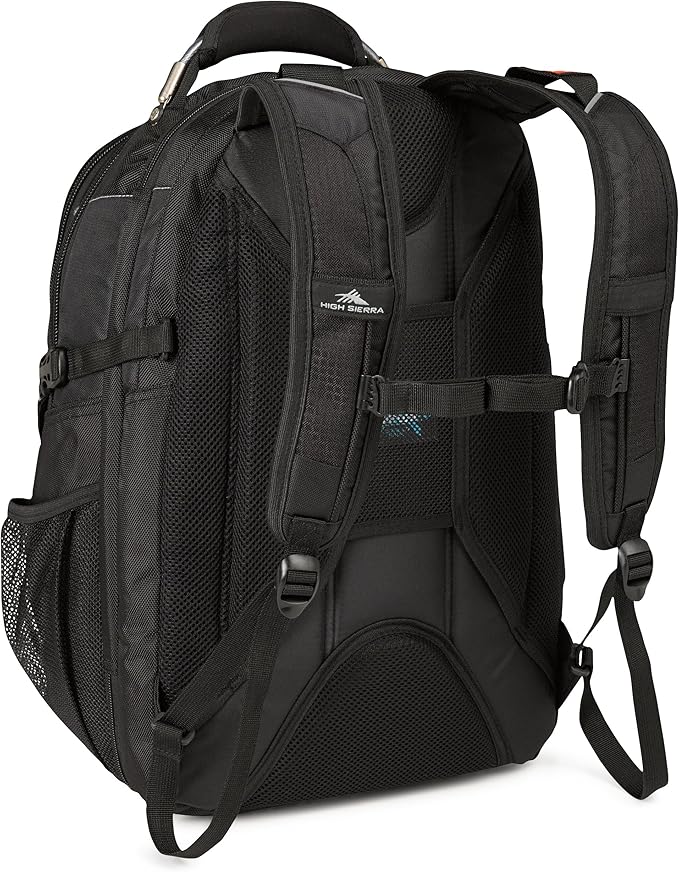 High Sierra XBT - TSA Laptop Backpack, Black, One Size