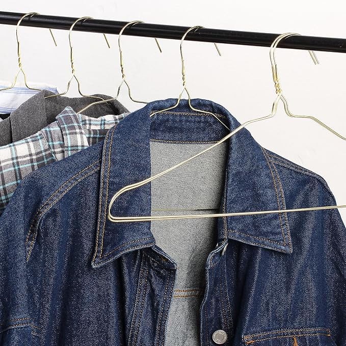 Mr. Pen- Gold Metal Hangers, 20 Pack - Wire Coat & Clothes Hangers