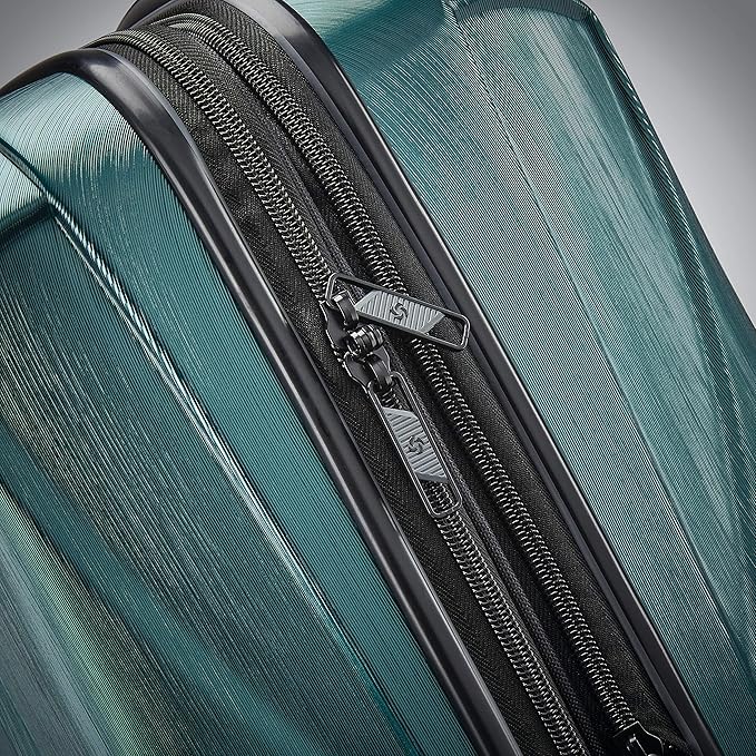 Samsonite Centric 2 Hardside Expandable Luggage with Spinner Wheels, Emerald Green, 3-Piece Set (20/24/28)