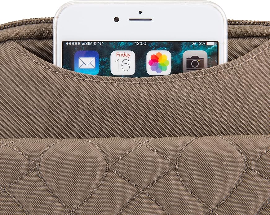 Travelon Anti-Theft Signature Quilted Slim Pouch