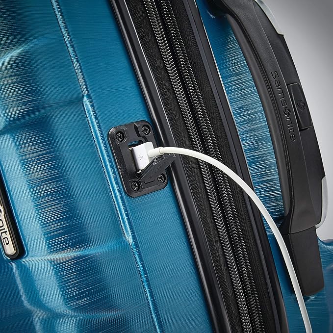 Samsonite Centric 2 Hardside Expandable Luggage with Spinner Wheels, 2-Piece Set (20/28),Caribbean Blue