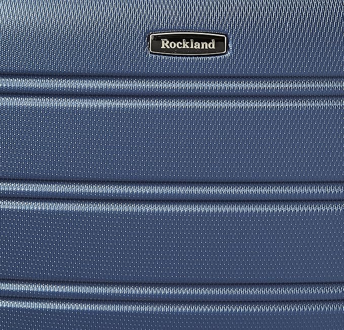 Rockland Melbourne Hardside Expandable Spinner Wheel Luggage, Navy, Carry-On 20-Inch