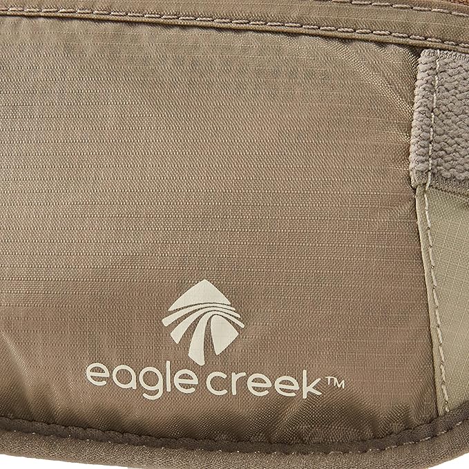 Eagle Creek Undercover Hidden Pocket - Travel Money Belt Deluxe for Men and Women, Khaki