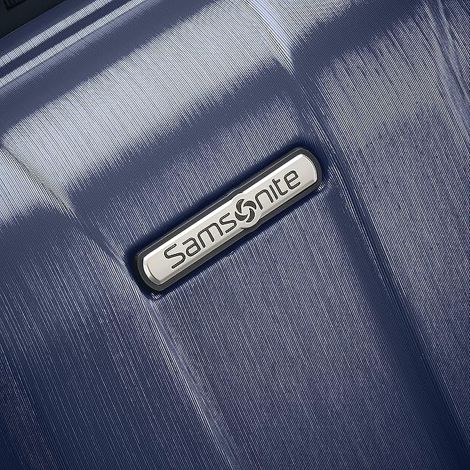 Samsonite Centric 2 Hardside Expandable Luggage with Spinner Wheels, True Navy, Checked-Large 28-Inch
