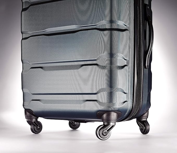 Samsonite Omni PC Hardside Expandable Luggage with Spinner Wheels, Navy, Carry-On 20-Inch