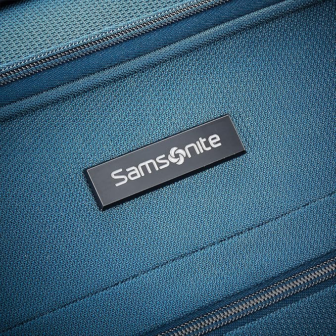 Samsonite Ascella X Softside Expandable Luggage with Spinners, Teal, 2PC SET (Carry-on/Medium)